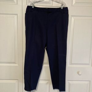 Talbots Hampshire Navy Trouser Pant Size 16